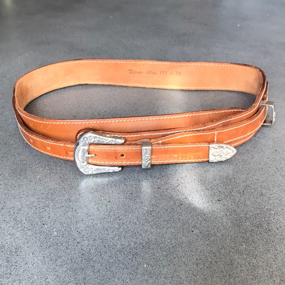🏜 🌾 Vintage western inspired leather belt - Picture 1 of 9